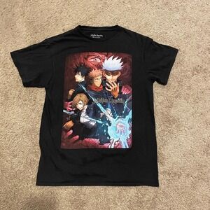 Jujutsu Kaisen T-Shirt Crunchy Roll Anime Manga‎ Adult Medium Black